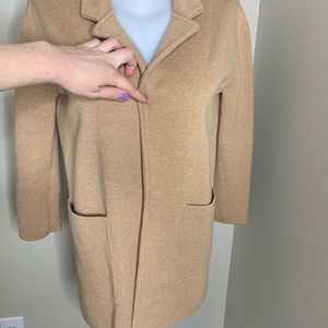 JCrew • Sophie Open Front Sweater Wool Cotton